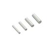 Plata de Ley S925 Plata Brillante Tubo Largo Redondo Liso Tubo Recto Accesorios para Joyería Pulsera de Cuerda Trenzada DIY Tubo Fijo