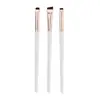 Explosions Paquete de 3 Pinceles para Delineador de Ojos con Punta de Cuchilla Pincel Biselado para Cejas Pincel para Delinear Ojos Pincel Ultra Fino para Sombras de Ojos Pincel de Maquillaje