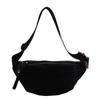 Moderna Riñonera Sencilla de Estilo Japonés y Coreano de Moda Deportiva Casual Niche Personalizada para Viajes de Desplazamiento, Bolso Cruzado de Pecho para Mujer