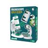 Microscopio Portátil Xueyouma Set 3 en 1 Fuente de Luz Dual Juguete de Muestra Kit de Experimento de Ciencia y Física para Niños