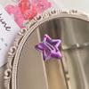 Clipes BB fofos com bolinhas e estrelas para crianças, clipe lateral para franja de menina doce e descolada, grampo de cabelo