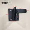 Fivela de segurança para porta de aço inoxidável espessada, trava de segurança para porta esquerda e direita, fivela de canto reto para porta de correr, fivela antifurto