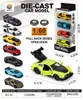 Transfronterizo 1:60 Simulación 8 Modelos Mixtos Abren Tres Puertas Tira Hacia Atrás Graffiti Aleación Coche de Carreras Juguete Fábrica Mayorista