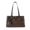 Bolso de mano retro estilo commuter color marrón Melard para mujer, nuevo modelo de moda 2026 de gran capacidad, bolso tote de alta gama