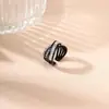 Anillo de Pareja Sol y Luna con Diamantes para Mujer, Personalidad Transfronteriza Europea y Americana, Diseño Simple