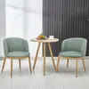 Juego de Mesa de Comedor y Sillas Minimalistas Modernas de Madera Sintética para Apartamentos Pequeños, Balcón, Ocio y Sillas para Cafeterías de Té con Leche