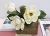 Nuevo Tacto a Mano 3 Decoración de Boda Magnolia Tacto a Mano Magnolia Decoración del Hogar Orquídea Magnolia Individual