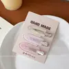 Pinza para el pelo de estilo coreano, a cuadros dulces y lunares, sin costuras, para mujer, pinza de verano con flecos, pinza de pico de pato para lavar la cara y maquillaje