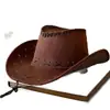 Chapéu de Cowboy Ocidental de Verão Chapéu de Aba Larga Retrô para Viagem Sichuan-Oeste Chapéu de Sol para Fotografia ao Ar Livre Chapéu de Cavaleiro para Montaria em Pastagem