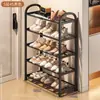 Sapateira Simples Armário de Sapatos Dormitório Pequena Casa de Aluguel Casa Porta Sapateira de Armazenamento Sapateira Removível Multicamadas