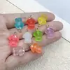 9 Tipos de Resina Luminosa Colorida con Purpurina Fina Colgantes de Hongo 3D Accesorios para Colgante de Pulsera Collar Llavero DIY