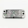 Funda Protectora de Cristal Adecuada para Switch Oled Funda Protectora Transparente Tipo Flip con Impresión de Aceite para Ns Oled