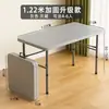 Mesa plegable para exteriores, puesto portátil, mesa de puesto, mesa rectangular simple para el hogar, estudio, mesa y silla, mesa de comedor, mesa larga