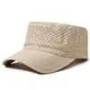 Sombrero de Verano para Hombre de Secado Rápido con Copa Plana, Sombrero de Sol para Exteriores con Protección Solar, Gorra de Béisbol Perforada Simple y Transpirable para Mujer