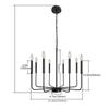 Lustre Moderno Simples de Luxo Leve Estilo Americano de Ferro para Sala de Estar Sala de Jantar Quarto Luzes Varanda de Fazenda Lâmpadas de Corredor