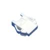 DL25018-5R DIP, P = 2,5 mm macho e fêmea branco: Concha feminina na extremidade da linha