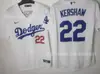 Jersey de béisbol transfronterizo europeo y americano Dodgers Los Angeles Dodgers Jersey de béisbol uniforme de béisbol cárdigan