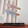 Novo Presilha de Cabelo Sem Costura Coração Rosa Fresco e Doce com Pedrarias, Presilha Lateral Versátil em Formato de Coração para Acessórios de Cabelo de Meninas