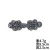 Venta caliente hebilla estilo chino hebilla de plato hecha a mano con cuentas hebilla de placa con cuentas botón de perla de cristal botones accesorios para vestido cheongsam botones al por mayor