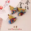Cordón con Borla con Hebilla de Anillo de Hilo de Algodón Retorcido a Mano Accesorios DIY Producto Semiterminado Colgante de Borla de Brocado Song