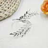 Argolas para Guardanapo de Trigo Novas Mais Vendidas Transfronteiriças, Porta-Guardanapos de Folha, Argolas para Guardanapo para Decoração de Mesa, Atacado do Fabricante