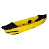 Canoa Inflável Amarela Personalizada com Logo para Adultos Aventura ao Ar Livre Barco de Rafting Pvc Espessado Fonte da Amazônia