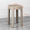 Taburete de plástico grueso para pies, hogar, apilable, mesa apilable, banco, silla cómoda para sedentarios, banco molino de viento, banco redondo de goma