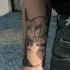 Adesivo semi-permanente à prova d'água para cobrir cicatriz no antebraço, estilo japonês, garota demônio raposa, geisha herbal, máscara Hannya