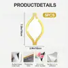 Pegatina de Pared Espejo Acrílico Forma de Gota Transfronteriza Espejo Decorativo de Lágrima Autoadhesivo Fondo de Pared de Sala de Estar Rombus Espejo Tridimensional