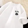 Camiseta de manga corta 100% algodón puro para hombre, nuevo estilo de verano, estilo japonés, moderna, de alta gama, corte holgado, top de manga corta para adolescentes
