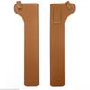 Pinça de Fogo em Carbono com Capa de Couro Conjunto de Pinças para Lareira Conjunto de Pinças de Fogo em Carbono Estilo Camping Churrasco ao Ar Livre Bolsa de Cosméticos Conjunto de Pinças de Fogo
