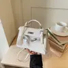 Bolso Pequeño Transfronterizo con Textura Retro para Mujer 2026 Nuevo Verano Moda Bolso de Mano Kelly Bolso Cruzado para Hombro