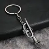Llaveros de instrumentos musicales mini al por mayor transfronterizos, juguetes en miniatura, llaveros de metal mini, colgantes, regalos musicales