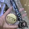 Chaveiro de Ouro Puro 999 Pequeno 20Mg Ouro Mercedes-Benz Bmw Audi Logo de Carro Pingente Presente Chaveiro com Logo de Carro