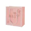 Nuevo Estilo Ins Bolsa de Regalo Rosa Bolso de Mano para Ropa Bolsa para Empaquetar Dulces Bolsa de Regalo Acompañante Bolsa de Papel de Comercio Exterior