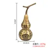Latão Xiangyun Baifu Cabaça de Cobre Artesanato de Metal Enfeites para Escritório Sala de Estar Decoração de Cabaça de Cobre da Fortuna