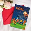 Paquete de Tarjetas de Felicitación con Sobre - Tema: Bol Nuevo de Evento Deportivo Mundial de Fútbol - Tarjeta de Agradecimiento de Cumpleaños