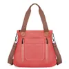 Bolsa de ombro feminina, bolsa de lona, bolsa de mão com alça, bolsa tote com zíper, bolsa tote, bolsa de trabalho e viagem de grande capacidade, bolsa de ombro, estilo vintage
