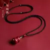 Colección de Colgantes de Cinabrio Natural y Arena Púrpura Dorada, Collares de Pareja del Año Zodiacal, Venta al por Mayor y Dropshipping de Joyería y Regalos de Mercado Callejero