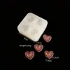 Molde Pequeño de Silicona para Juguetes Squishy, Oso, Fresa, Corazón de Chocolate, Molde de Silicona de Grado Alimenticio
