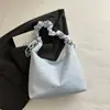 Bolsa Tote Casual Simples para o Dia a Dia com Ombro Plissado e Alça de Ombro Cruzada Feminina 2026 Novo Padrão Estrelado