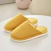 Chinelos de Algodão Estilo Japonês para Mulheres, Uso Interno em Casa, Inverno, Piso de Madeira, Sola Grossa, Silenciosos, Outono e Inverno, Chinelos Fechados para Mulheres