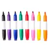 Mini marcador pluma acrílica que no se desvanece pluma para diario de mano pluma de 12 colores al por mayor pluma de dibujo pluma para pizarra traje