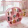Decoração de Casa de Bonecas com Laço 3D Modelo de Armário Suporte de Exibição Multicamadas Brinquedo Bule Camada de Exibição de Perfume Prateleira de Exibição em Camadas