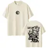 Camiseta de Merchandising Ludo Gachiakuta de Anime para Hombre y Mujer, Camiseta Casual Oversize de Manga Corta de Algodón Puro, Dibujos Animados para Hombre