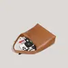 Bolso de Axila de Color Puro de Gran Capacidad 2025 Nuevo Bolso de Hombro Casual en Forma de Media Luna
