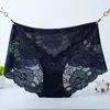 Bragas sexys de encaje calado para mujer, sin costuras, entrepierna de algodón puro, cómodas y transpirables, talla grande, para mujeres de talla grande