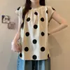 Tiro Real Talla Grande Mujer Chica Gordita Holgado Manga Corta Volante Transpirable Camiseta Mujer Todo Fósforo Adelgazante Cuello Redondo Elegante Top para Mujer