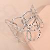 Sentido del diseño nuevo brazalete hueco retro estilo cool temperamento transfronterizo europeo y americano brazalete de patrón abierto para mujeres