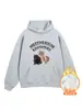 Sudadera con capucha casual de corte holgado 2026 Otoño e Invierno Nueva Polar Grueso Estilo Americano Pesada de Peso Medio Ins
